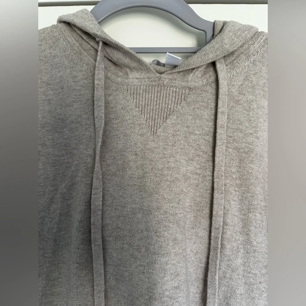 Knit Hooded Sweater Cotton Silk Blend - The White Company - Picture 5 of 10